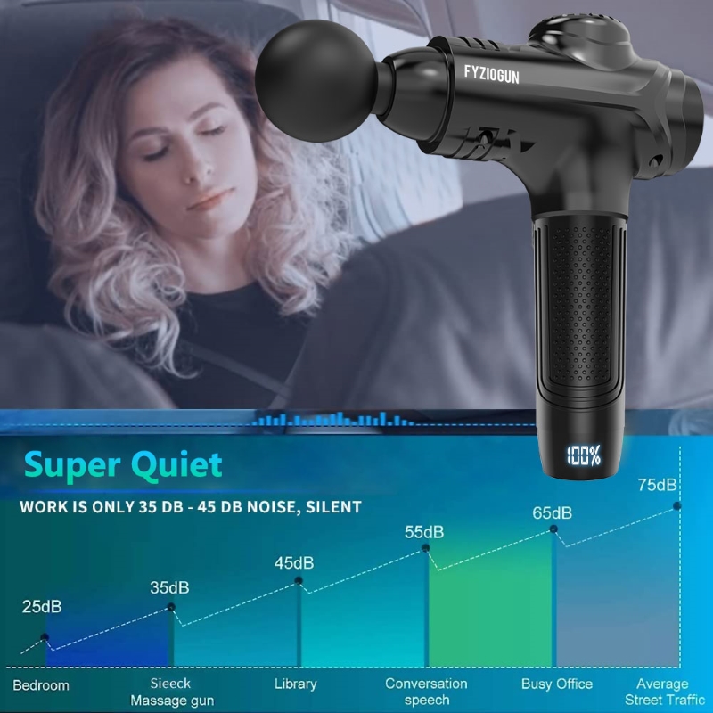 FyzioGun massage gun black